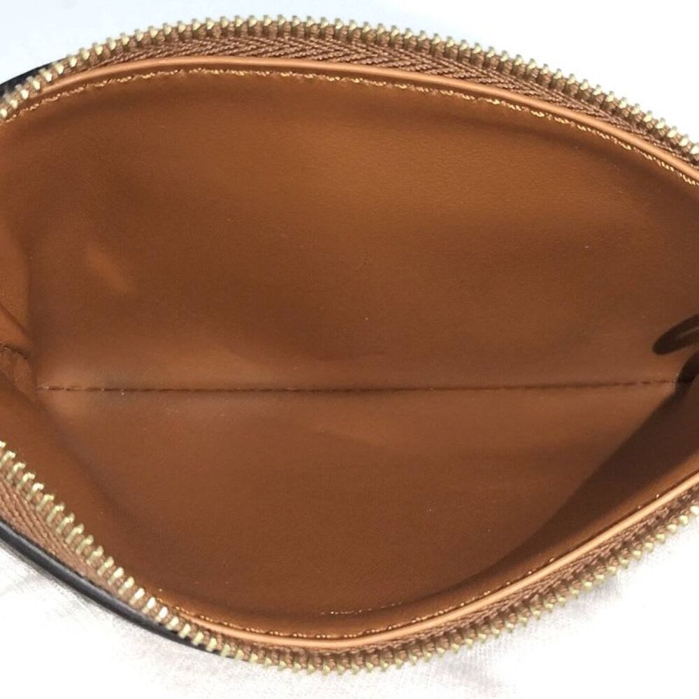 Celine Coin Case Triomphe Leather Brown - Picture 9 of 10